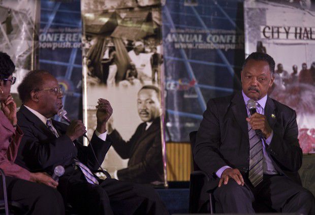 Hatcher honored at the Rainbow PUSH Coalition